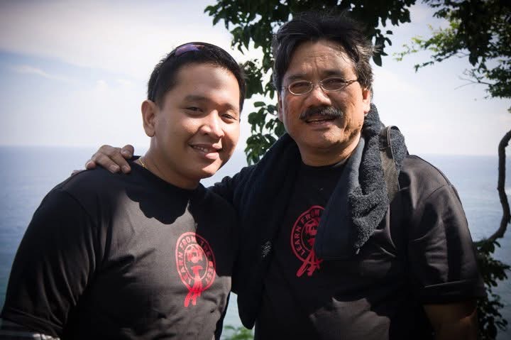 Reinheart bersama Darwis Triadi pada 2011